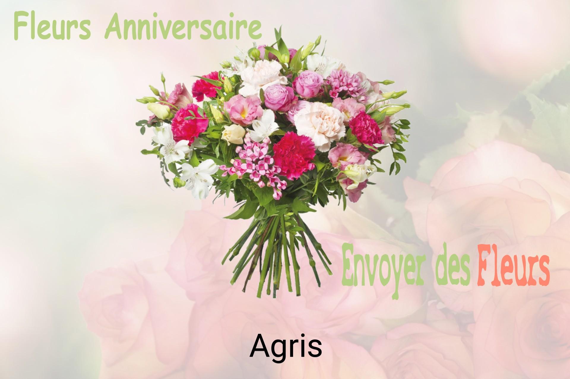 Bouquet de fleurs d’anniversaire livré à Agris